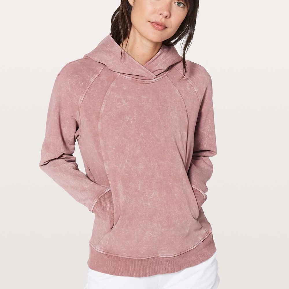 Lululemon washed quicksand scuba pullover